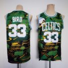 Boston Celtics 33 Larry Bird Basketball Jerseys-2