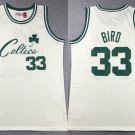 Boston Celtics 33 Larry Bird Basketball Jerseys-1