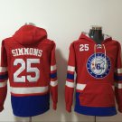 Philadelphia 76ers 25 Ben Simmons Hoodies