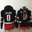 Portland Trail Blazers 0 Damian Lillard Hoodies