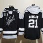 San Antonio Spurs 21 Tim Duncan Hoodies