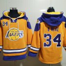 Los Angeles Lakers 34 Shaquille O'Neal Hoodies