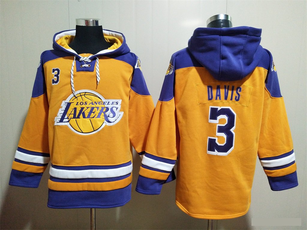 Los Angeles Lakers 3 Anthony Davis Hoodies-2