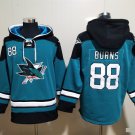 San Jose Sharks 88 Brent Burns Hoodies