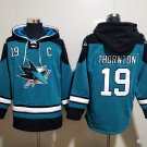 San Jose Sharks 19 Joe Thornton Hoodies-2