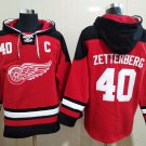Detroit Red Wings 40 Henrik Zetterberg Hoodies