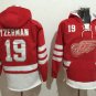 Detroit Red Wings 19 Steve Yzerman Hoodies-1