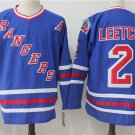 New York Rangers 2 Brian Leetch Ice Hockey Jerseys-1