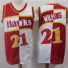 Atlanta Hawks 21 Dominique Wilkins Basketball Jerseys-1