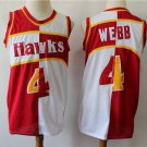 Atlanta Hawks 4 Spud Webb Basketball Jerseys-1