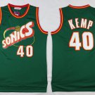 Seattle Supersonics 40 Shawn Kemp Basketball Jerseys-5