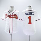 Atlanta Braves 1 Ozzie Albies Baseball Jerseys-5