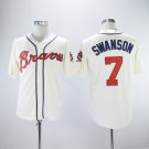 Atlanta Braves 7 Dansby Swanson Baseball Jerseys-8