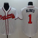 Atlanta Braves 1 Ozzie Albies Baseball Jerseys-1