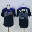 Atlanta Braves 24 Deion Sanders Baseball Jerseys-4