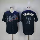 Atlanta Braves 7 Dansby Swanson Baseball Jerseys-4