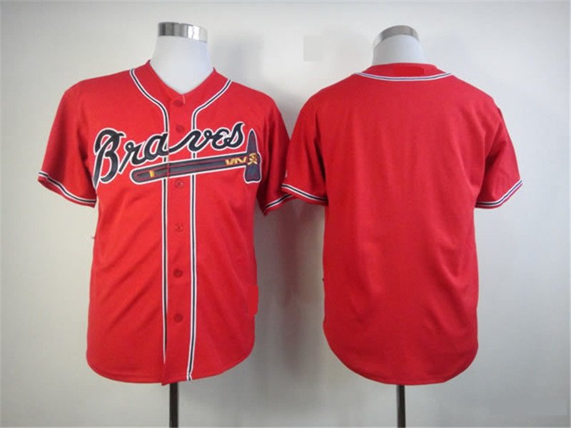 Atlanta Braves Blank Baseball Jerseys-4