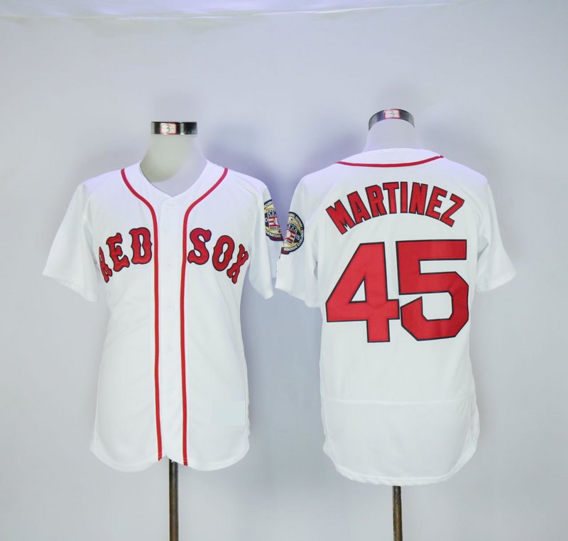 Boston Red Sox 45 Pedro Martinez Baseball Jerseys-6