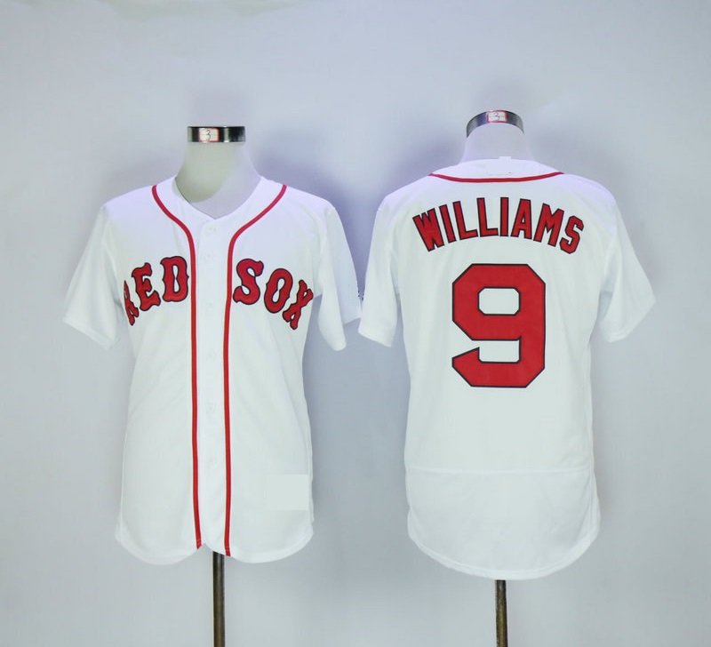 Boston Red Sox 9 Ted Williams Baseball Jerseys-4