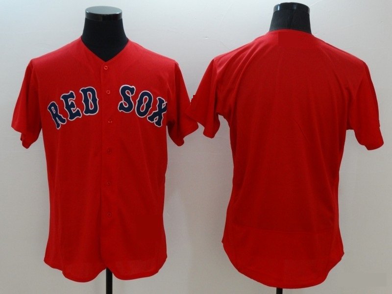 Boston Red Sox Blank Baseball Jerseys-6