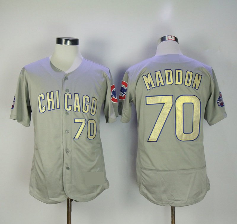 Chicago Cubs 70 Joe Maddon Baseball Jerseys-5