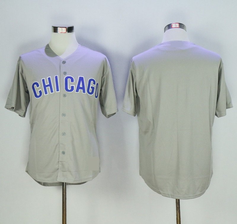 Chicago Cubs Blank Baseball Jerseys-5