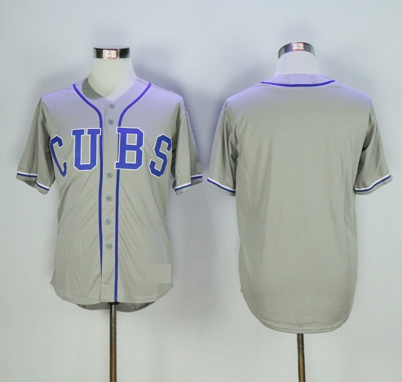 Chicago Cubs Blank Baseball Jerseys-4