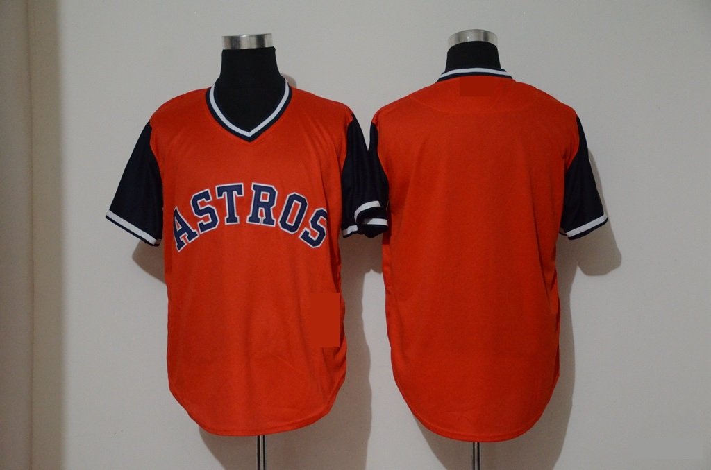 Houston Astros Blank Baseball Jerseys-3