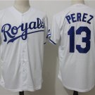 Kansas City Royals 13 Salvador Perez Baseball Jerseys-3