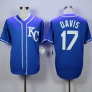 Kansas City Royals 17 Wade Davis Baseball Jerseys-1