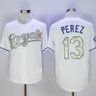 Kansas City Royals 13 Salvador Perez Baseball Jerseys-2