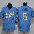 Kansas City Royals 5 George Brett Baseball Jerseys-1