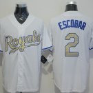 Kansas City Royals 2 Alcides Escobar Baseball Jerseys-3