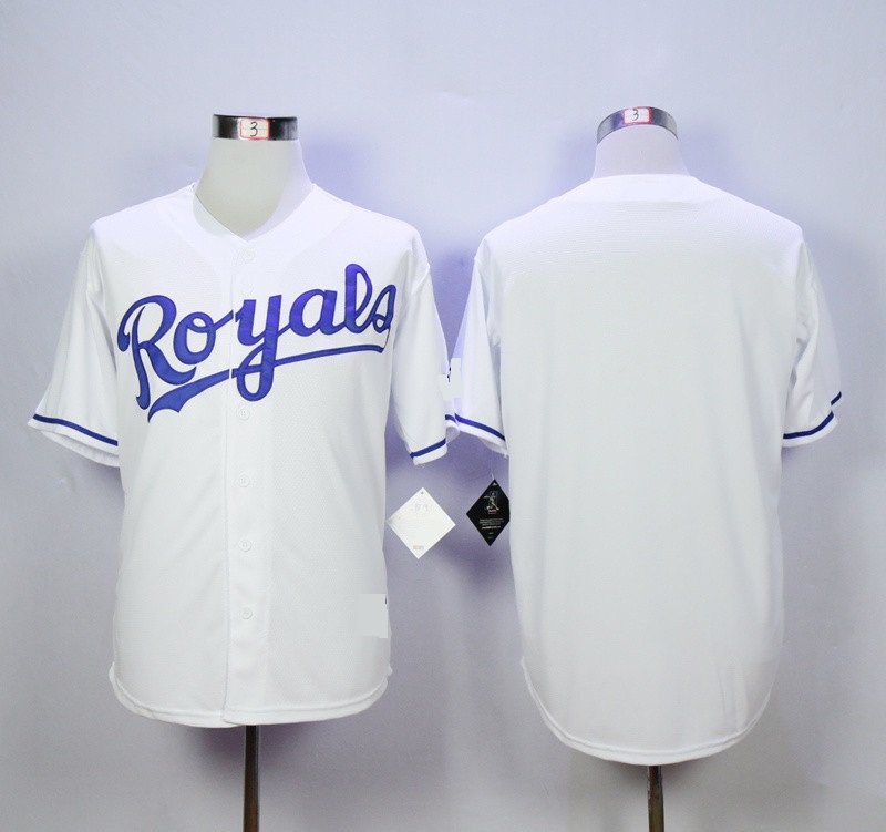 Kansas City Royals Blank Baseball Jerseys-3