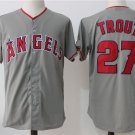 Los Angeles Angels 27 Mike Trout Baseball Jerseys-2