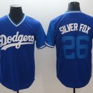 Los Angeles Dodgers 26 Silver Fox Baseball Jerseys