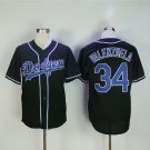 Los Angeles Dodgers 34 Fernando Valenzuela Baseball Jerseys-2