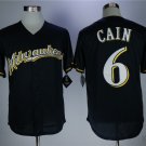 Milwaukee Brewers 6 Lorenzo Cain Baseball Jerseys-1