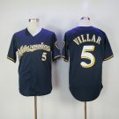 Milwaukee Brewers 5 Jonathan Villar Baseball Jerseys