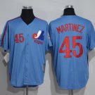 Montreal Expos 45 Pedro Martinez Baseball Jerseys-1