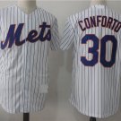 New York Mets 30 Michael Conforto Baseball Jerseys-3