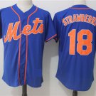 New York Mets 18 Darryl Strawberry Baseball Jerseys-1