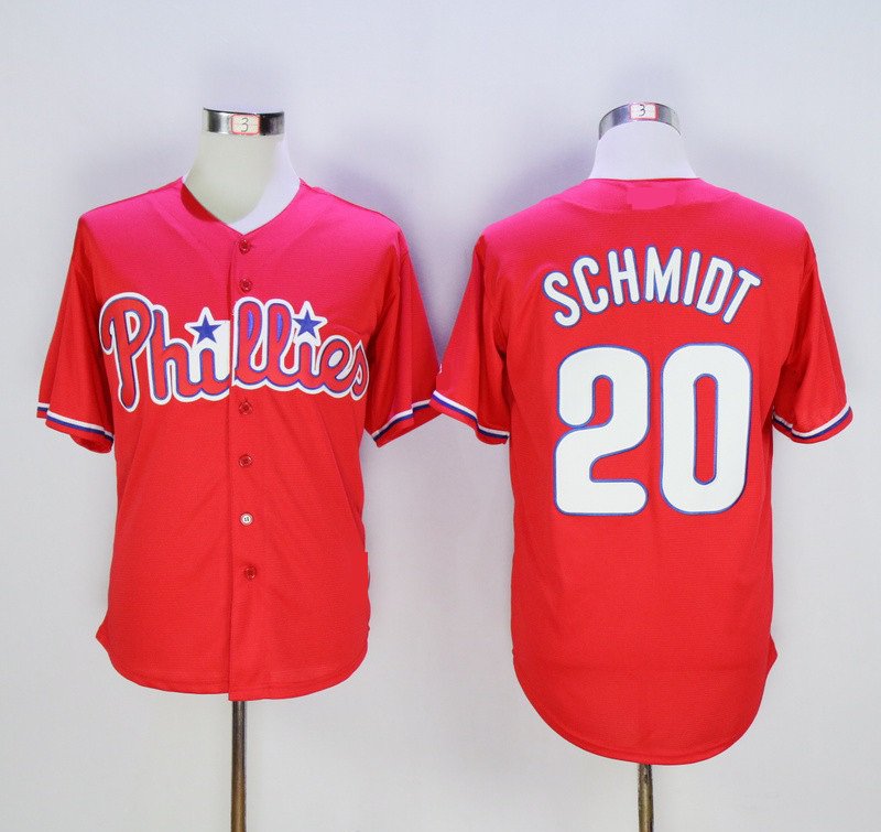 Philadelphia Phillies 20 Mike Schmidt Baseball Jerseys-1