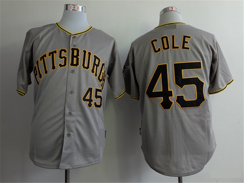 Pittsburgh Pirates 45 Gerrit Cole Baseball Jerseys-2