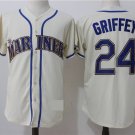 Seattle Mariners 24 Ken Griffey Baseball Jerseys-1