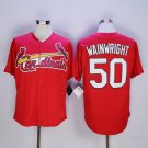 St. Louis Cardinals 50 Adam Wainwright Baseball Jerseys-2