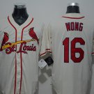 St. Louis Cardinals 16 Kolten Wong Baseball Jerseys-1