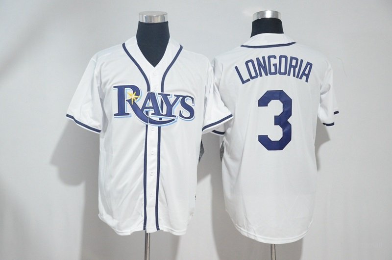 Tampa Bay Rays 3 Evan Longoria Baseball Jerseys-2