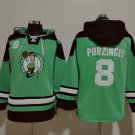 Boston Celtics 8 Kristaps Porzingis Hoodies