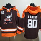 Cleveland Browns 80 Jarvis Landry Hoodies